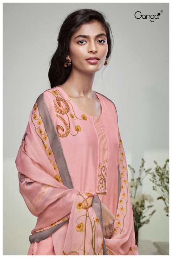 Ganga Lajita S1685 Silk Printed Designer Salwar Suit Collection